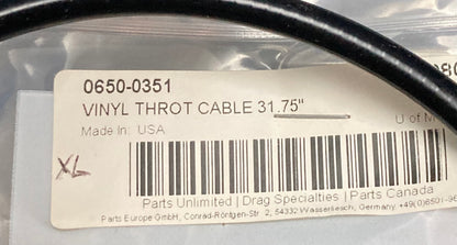 New Genuine Drag Specialties 0650-03651 Throttle Cable