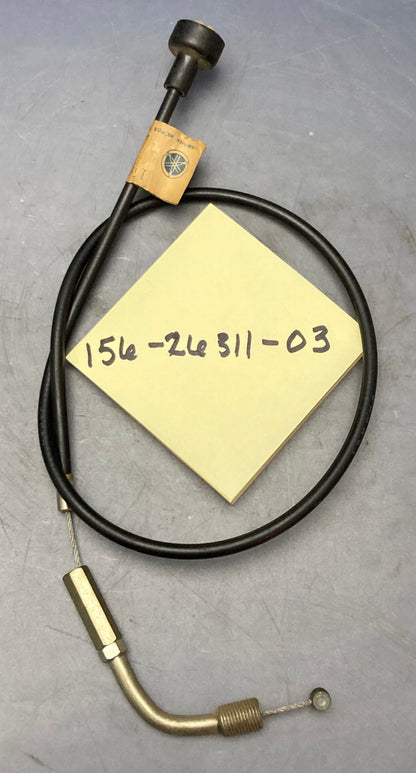 New Genuine Yamaha 156-26311-03 Throttle Cable 26"