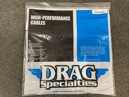 NEW GENUINE DRAG 0652-2855 HE DRAG GEN. BLK QUICK CONNECT CLUTCH CABLE