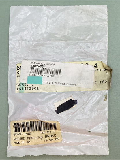 NEW GENUINE ARCTIC 1402-034 LOCK, BRAKE LEVER