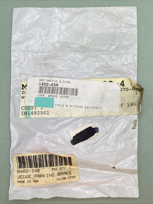 NEW GENUINE ARCTIC 1402-034 LOCK, BRAKE LEVER