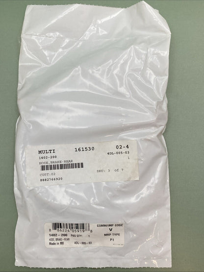 NEW GENUINE ARCTIC 1402-200 HOSE, BRAKE