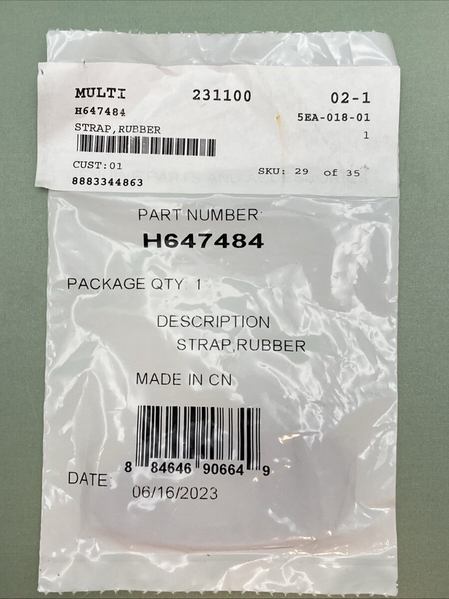 NEW GENUINE ARCTIC H647484 STRAP, RUBBER