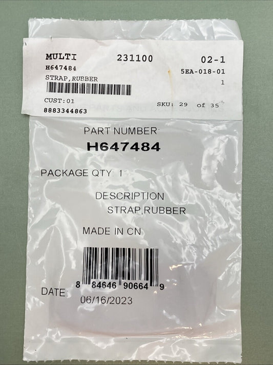 NEW GENUINE ARCTIC H647484 STRAP, RUBBER