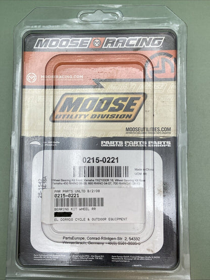 NEW GENUINE MOOSE 0215-0221 Wheel Bearing Kit RR
