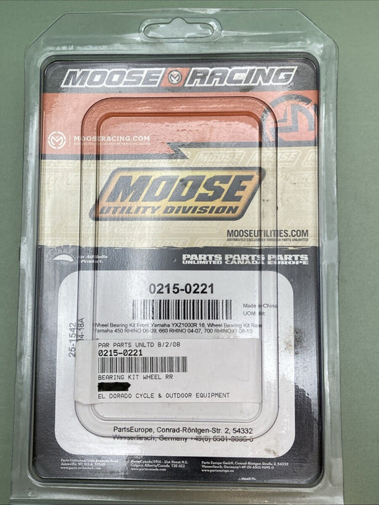 NEW GENUINE MOOSE 0215-0221 Wheel Bearing Kit RR