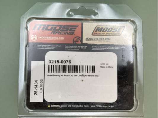 NEW GENUINE MOOSE 0215-0776 Wheel Bearing Kit, Rear