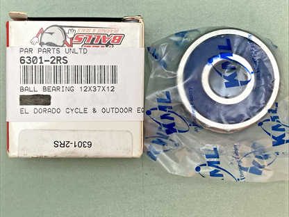 NEW GENUINE ALL BALLS 6301-2RS BEARING