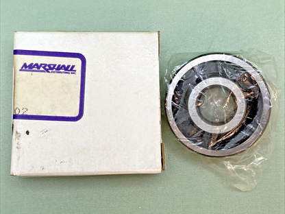 NEW GENUINE MARSHALL 6301-2RS BALL BEARING 12X37X12