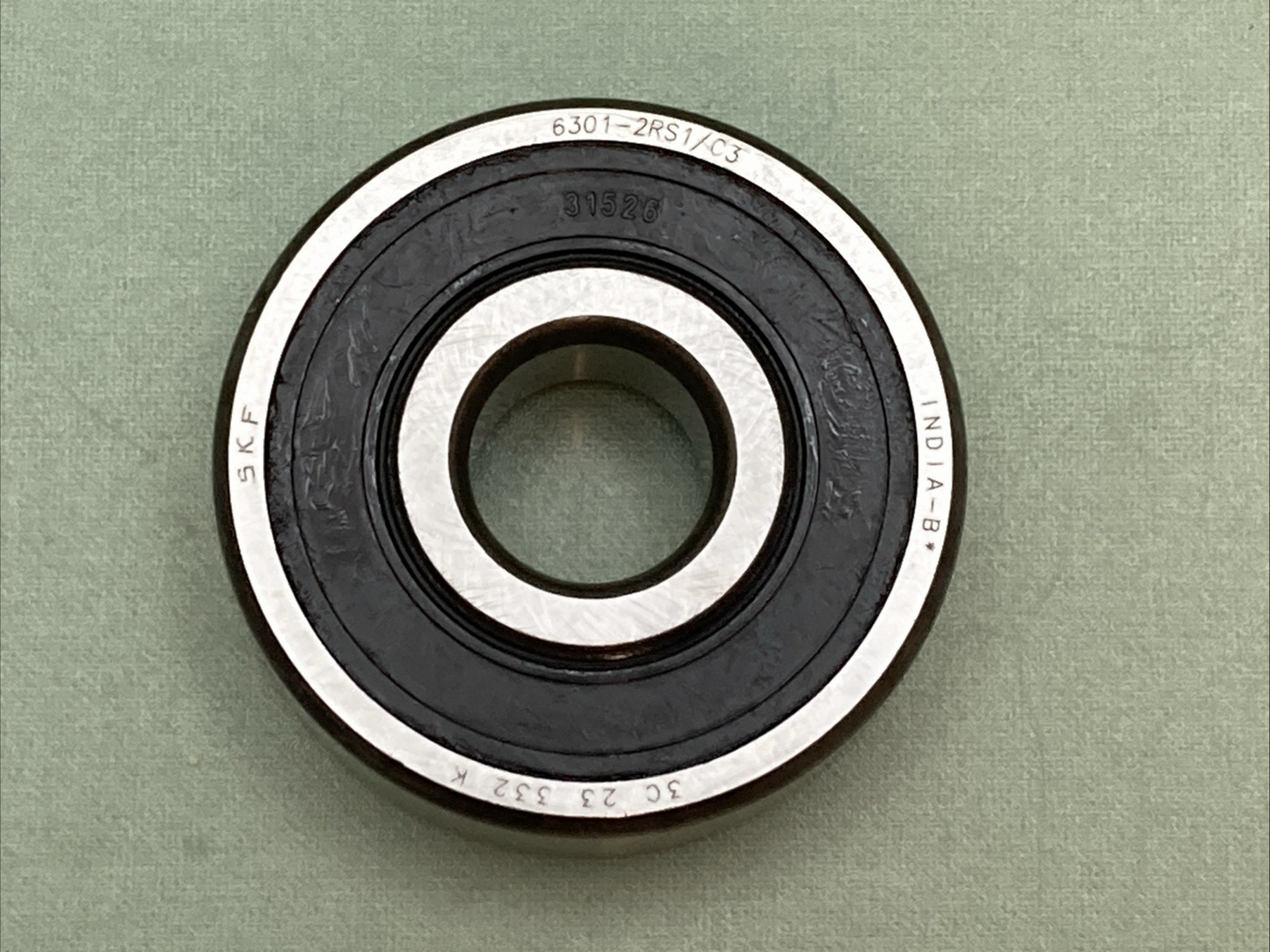 NEW REPLACES PARTS UNLIMITED 6301-2RS BALL BEARING 12X37X12