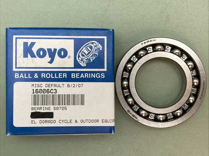 NEW GENUINE KOYO 16006C3 BEARING S9706