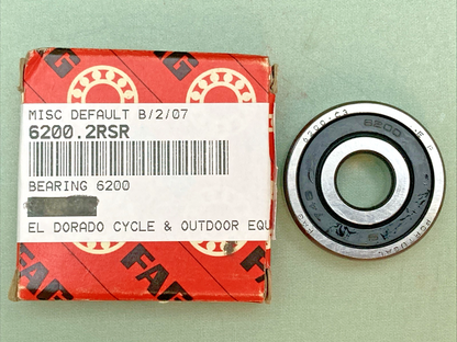 NEW GENUINE F.A.G. 6200 2RSR BEARING