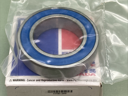 NEW GENUINE PARTS UNLIMITED 6008-2RS BALL BEARING 40X68X15