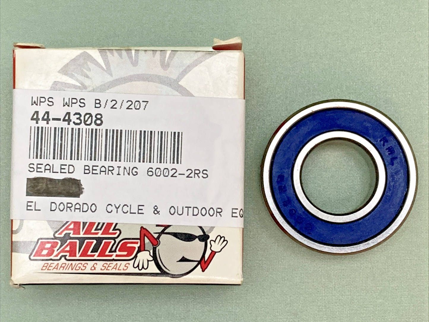 NEW GENUINE ALL BALLS 6002-2RS SEALED BEARING