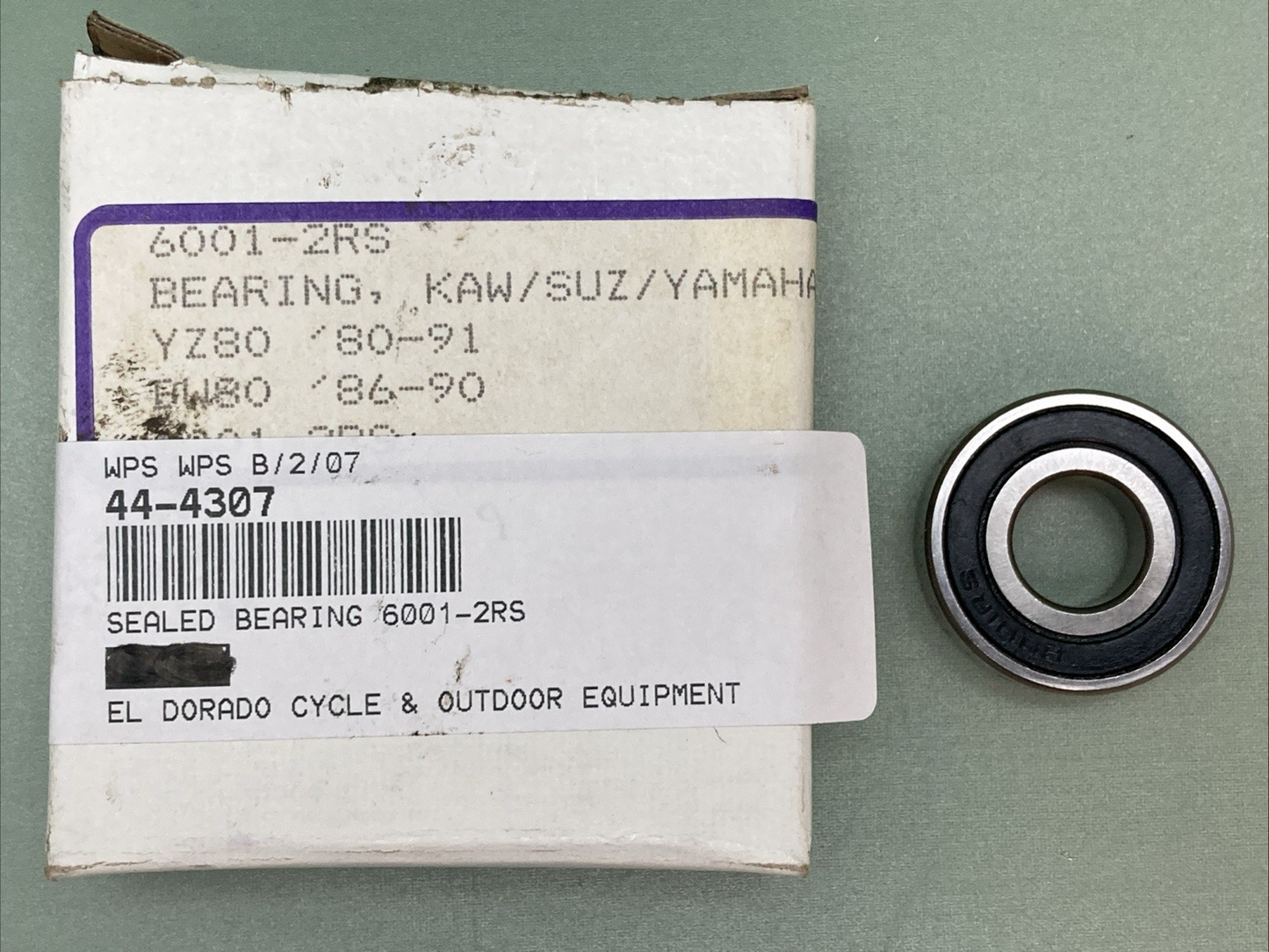 NEW GENUINE MARSHALL 6001-2RS DOUBLE SEALED WHEEL BEARINGS