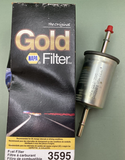 NEW GENUINE NAPA 3595 FUEL FILTER