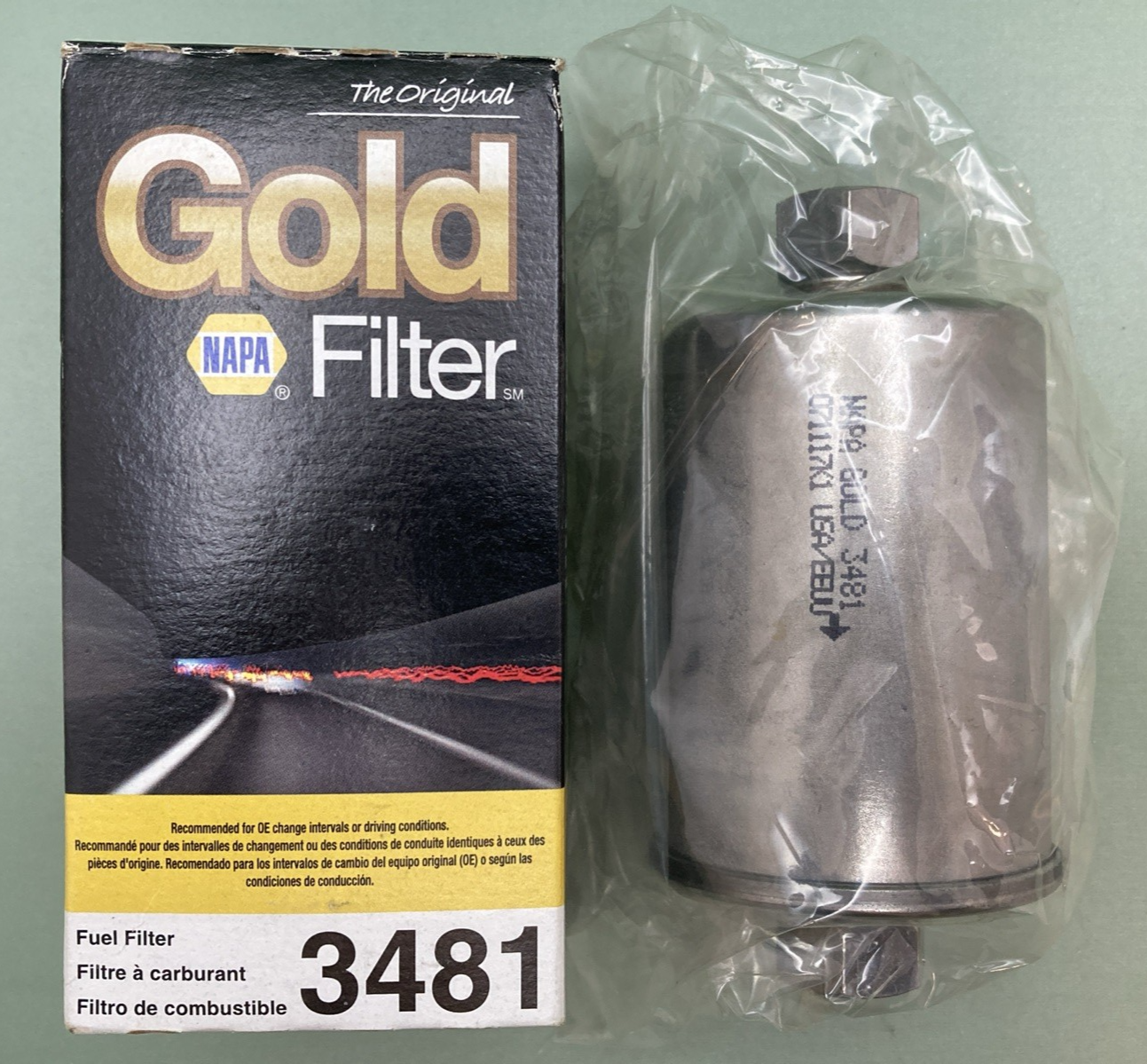 NEW GENUINE NAPA 3481 FUEL FILTER