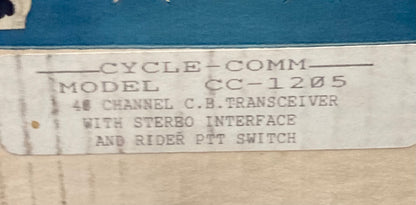 New Genuine Cycle-Comm CC-1205 C.B Transceiver