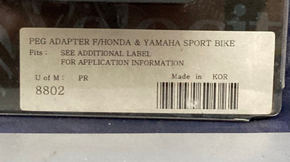 New Genuine Kuryakyn 8802 Tapered Peg Adapters