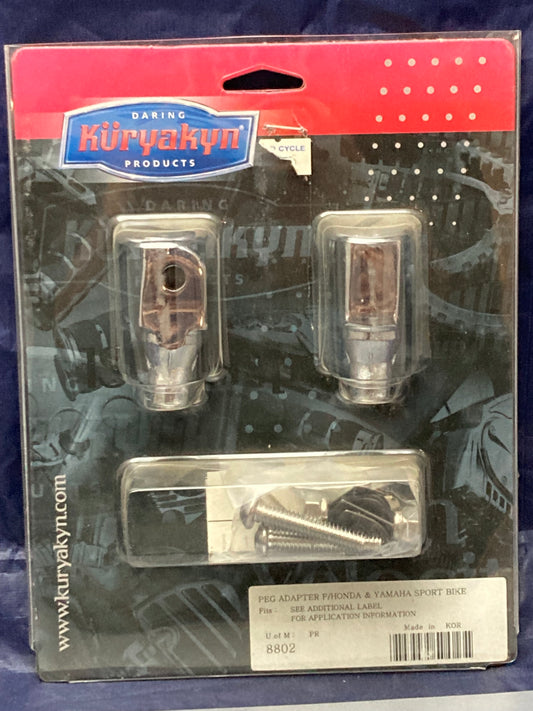 New Genuine Kuryakyn 8802 Tapered Peg Adapters