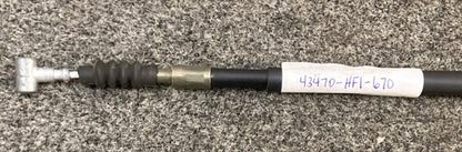 Honda 43470-HF1-670 Cable Foot Brake New Replaces