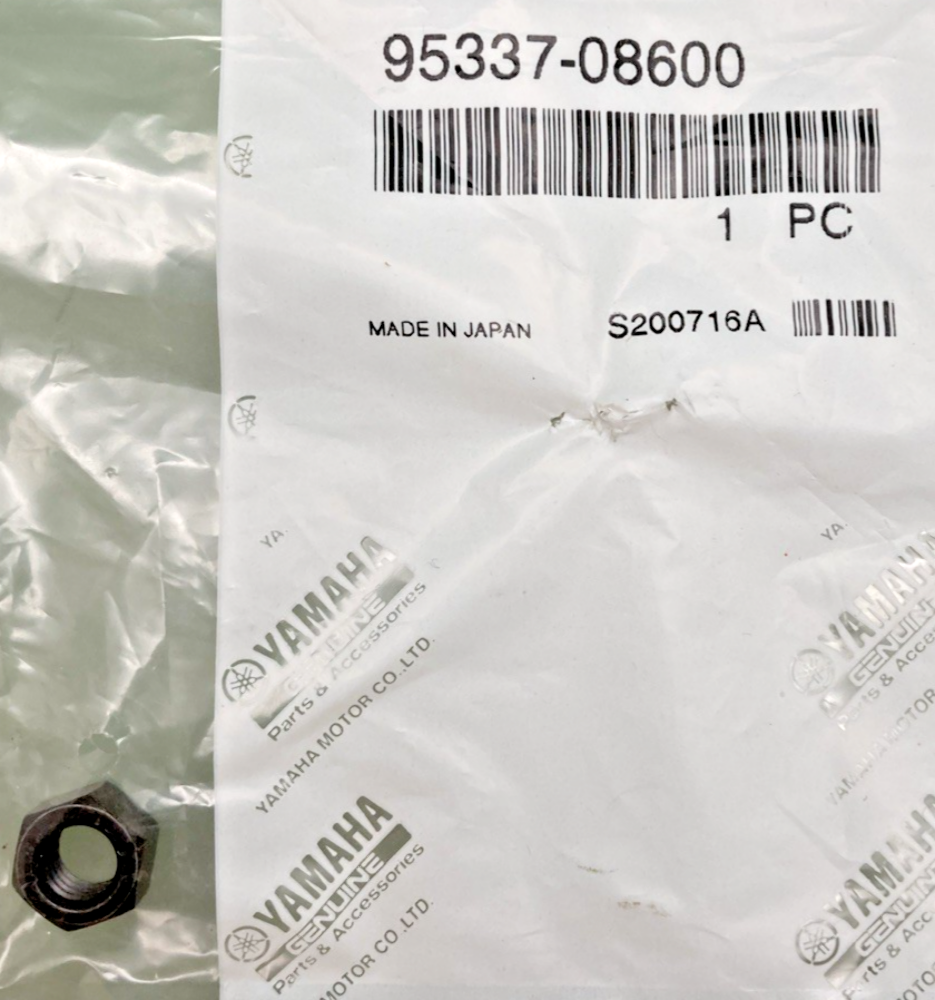 QTY 2 NEW GENUINE YAMAHA 95337-08600 DRIVE SELECTOR NUT