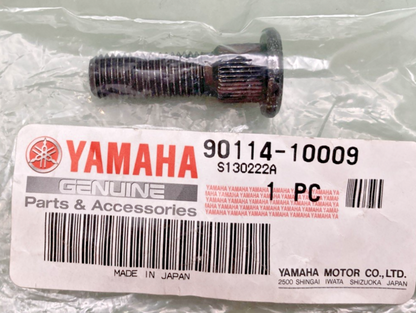 QTY 2 NEW GENUINE YAMAHA 90114-10009 REAR WHEEL BOLT SERRATION