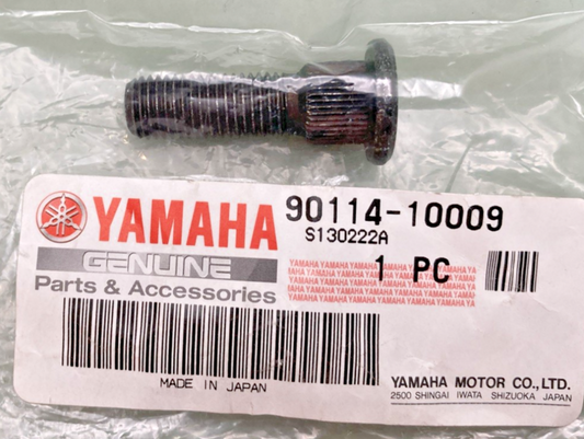 QTY 2 NEW GENUINE YAMAHA 90114-10009 REAR WHEEL BOLT SERRATION