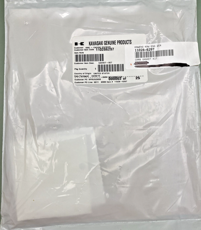NEW GENUINE KAWASAKI 110286297 CARB GASKET KIT
