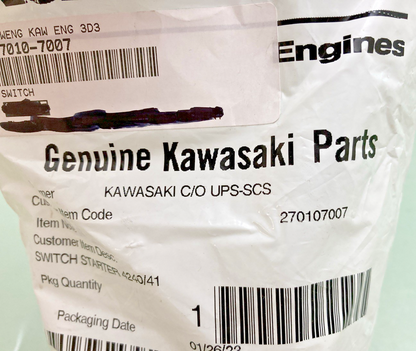 NEW GENUINE KAWASAKI 270107007 SWITCH STARTER