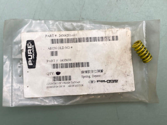 Polaris 24306201-001 Spring Detent New Genuine