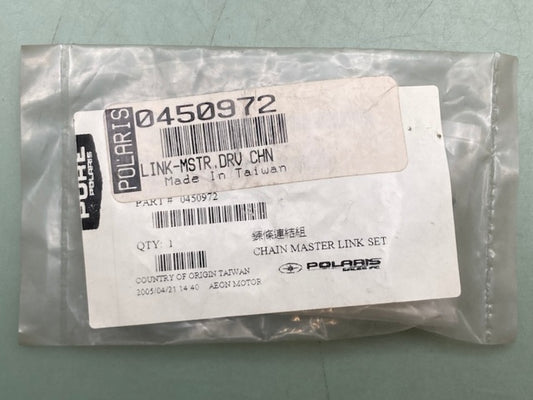 Polaris 0450972 LINK MASTER DRIVE CHAIN New Genuine