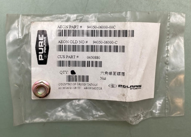 QTY 2 Polaris 0450880 NUT New Genuine