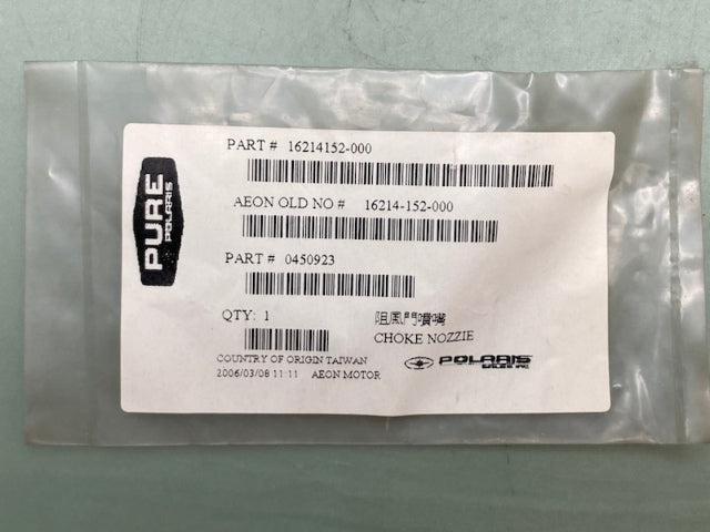 Polaris 0450923 Nozzle Choke New Genuine