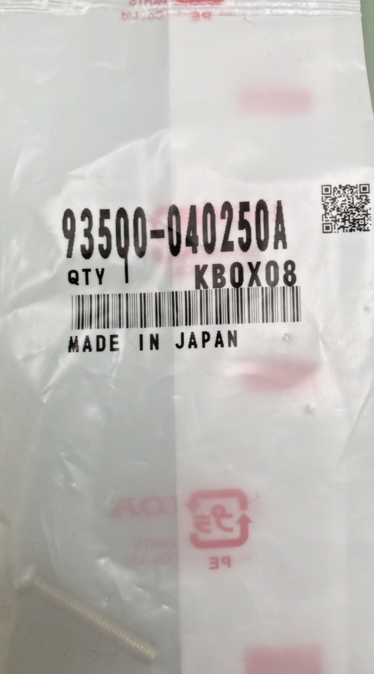 NEW GENUINE HONDA 93500-040250A PAN SCREW