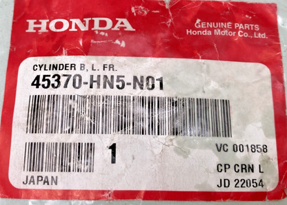 NEW GENUINE HONDA 45370-HN5-N01 BRAKE DISK CYLINDER, L. FR.