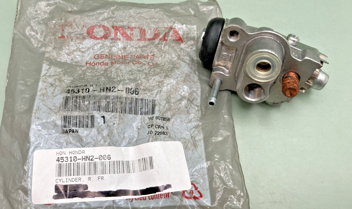NEW GENUINE HONDA 45310-HN2-006 FRONT BRAKE PANEWHEEL CYLINDER