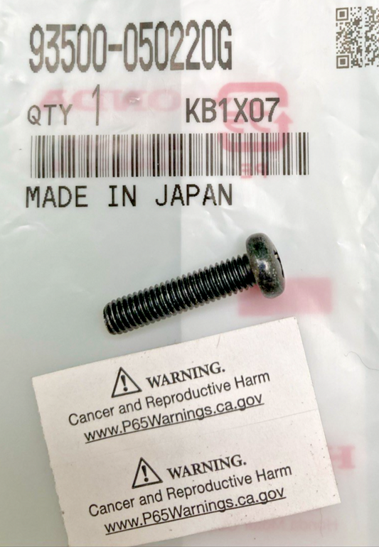NEW GENUINE HONDA 93500-050220G PAN SCREW