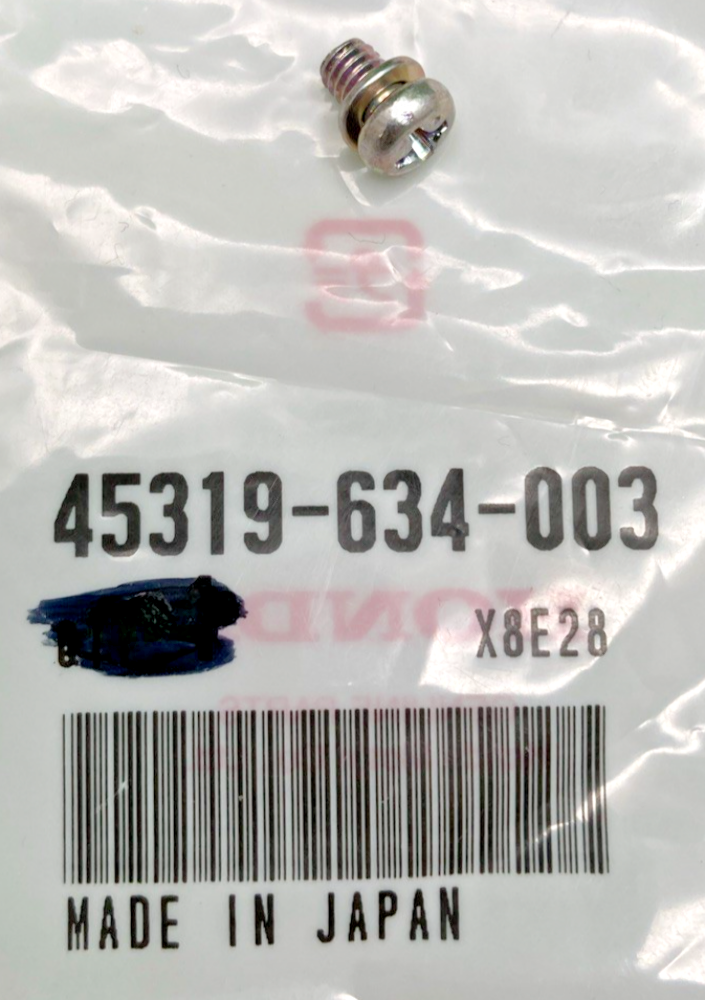 QTY 2 NEW GENUINE HONDA 45319-634-003 SCREW WASHER