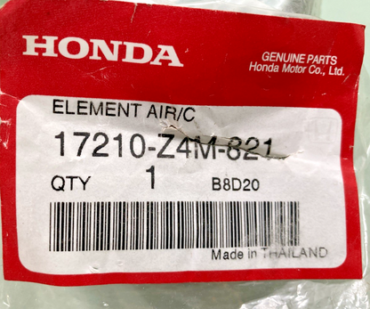 NEW GENUINE HONDA 17210-Z4M-821 AIR FILTER ELEMENT