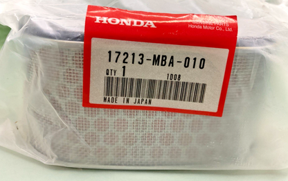 NEW GENUINE HONDA 17213-MBA-010 AIR FILTER