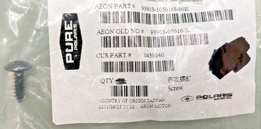 QTY 12 NEW GENUINE POLARIS 0450040 SCREW-TAPPING