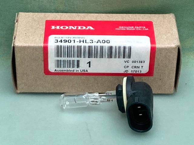 Honda 34901-HL3-A00 BULB, HEADLIGHT (12V 30/30W) New Genuine