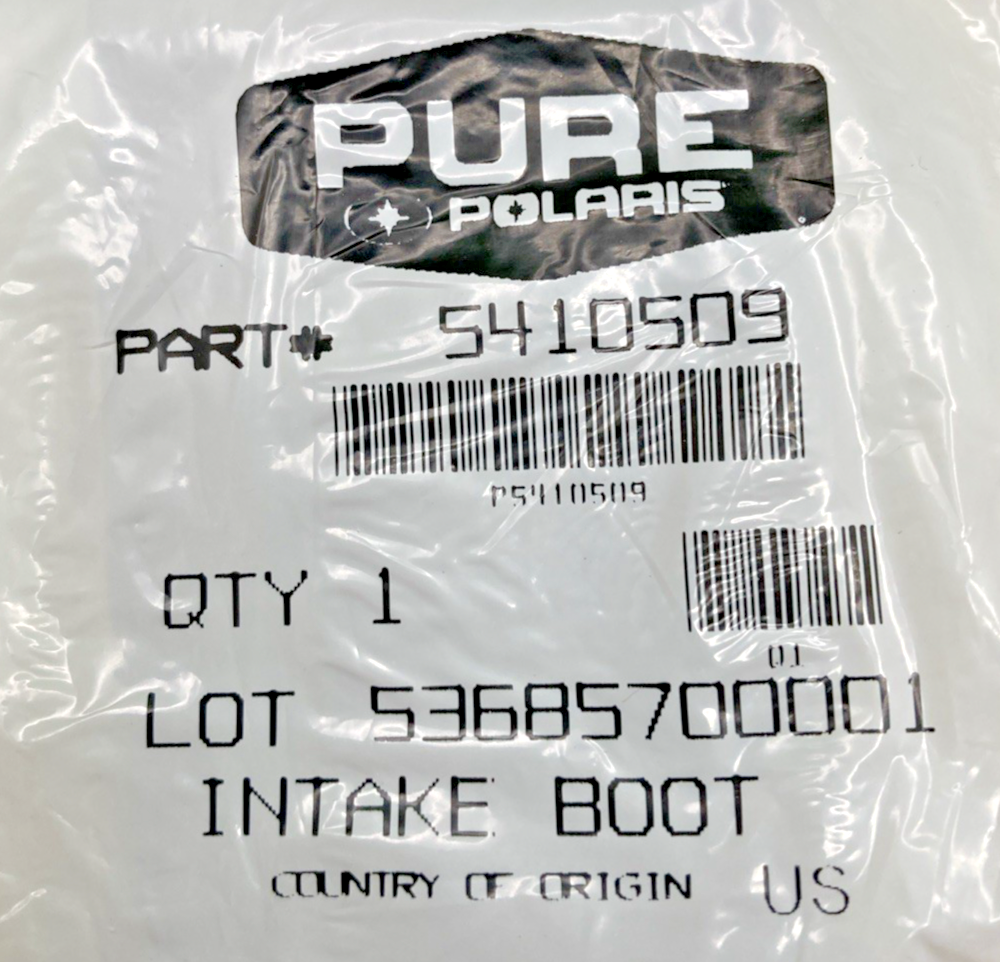 QTY 5 NEW GENUINE POLARIS 5410509 INTAKE BOOT