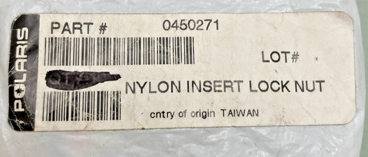 NEW GENUINE POLARIS 0450271 NYLON INSERT LOCK NUT