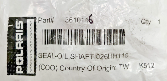 NEW GENUINE POLARIS 3610146 OIL SHAFT SEAL #P2