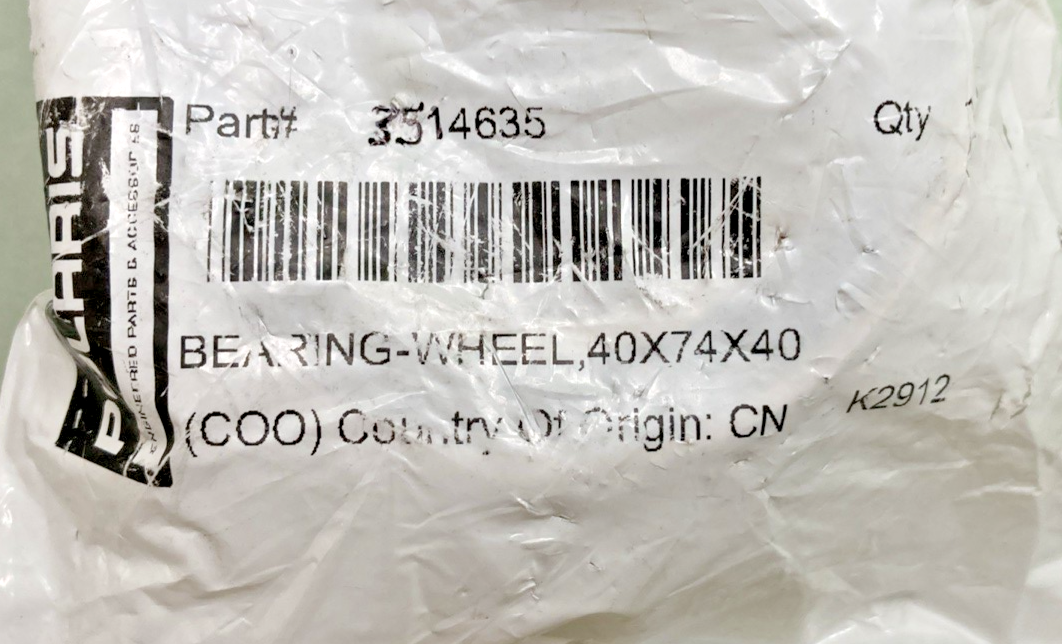 NEW GENUINE POLARIS 3514635 BALL BEARING REAR WHEEL HUB