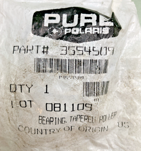 NEW GENUINE POLARIS 3554509 TAPERED ROLLER BEARING