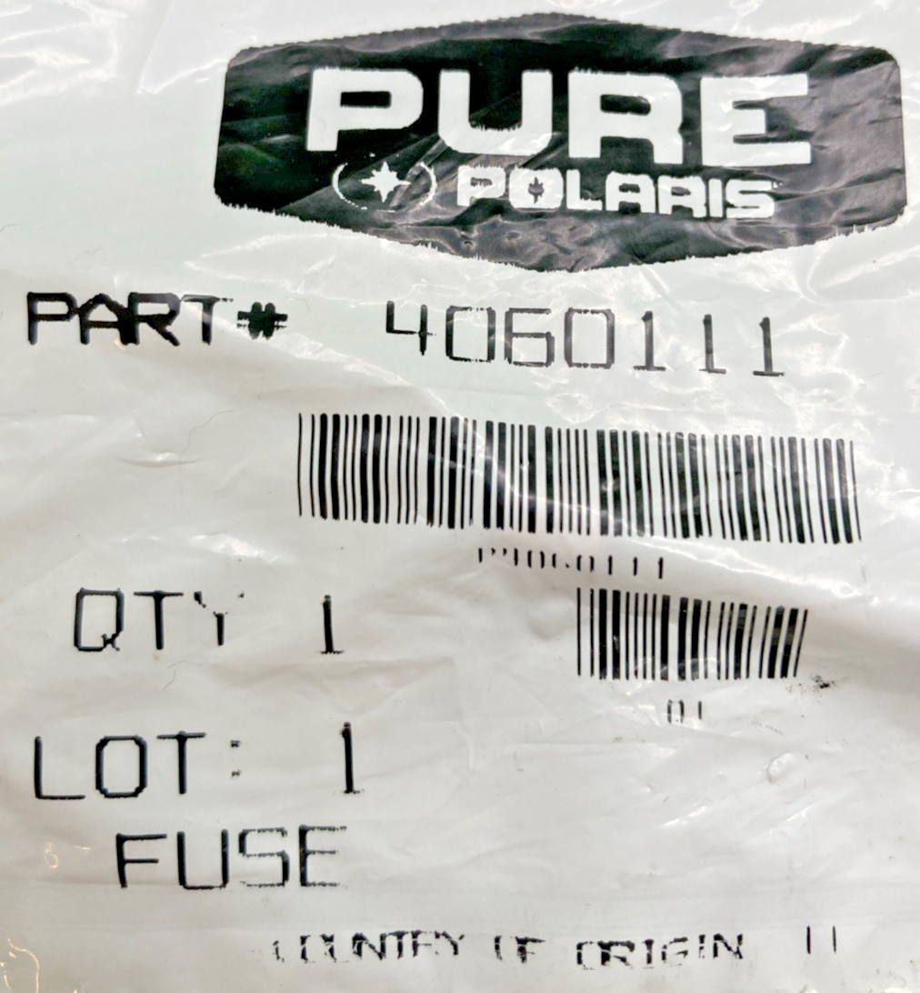 NEW GENUINE POLARIS  4060111 Electrical Box Fuse 1/4 Amp