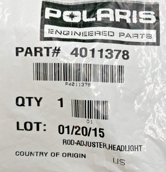 NEW GENUINE POLARIS 4011378 Headlight Adjustment Rod